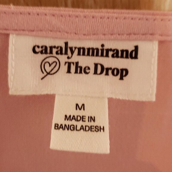 Caralynmirand The Drop Pink Pullover Blouse Medium - Picture 5 of 6